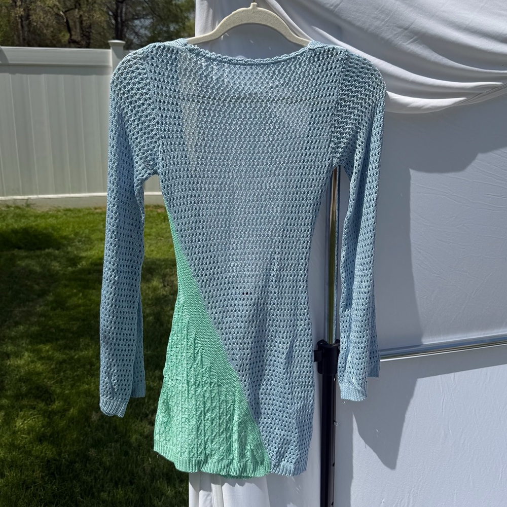 NWT PepperMayo Estie Long Sleeve Crochet Mini